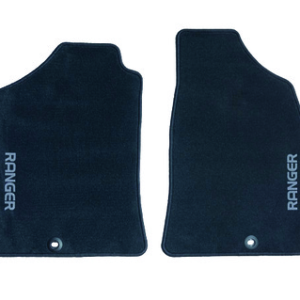 Predpražniki, premium velur Spredaj, črni